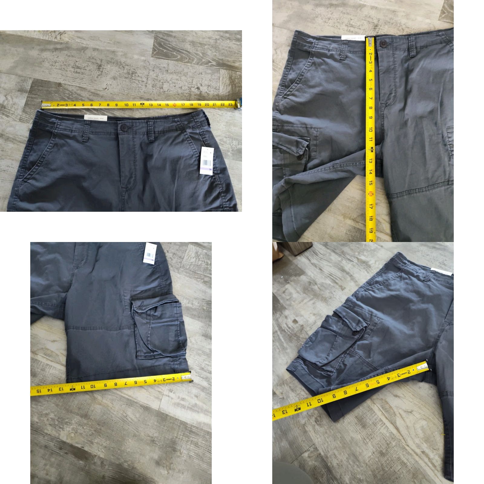 Vintage VINTAGE Aeropostale Cargo Shorts Mens Size 38 Regular Fit Blue Gray Cotton Blend Casual Travel Size US 38 / EU 54 - 8 Thumbnail