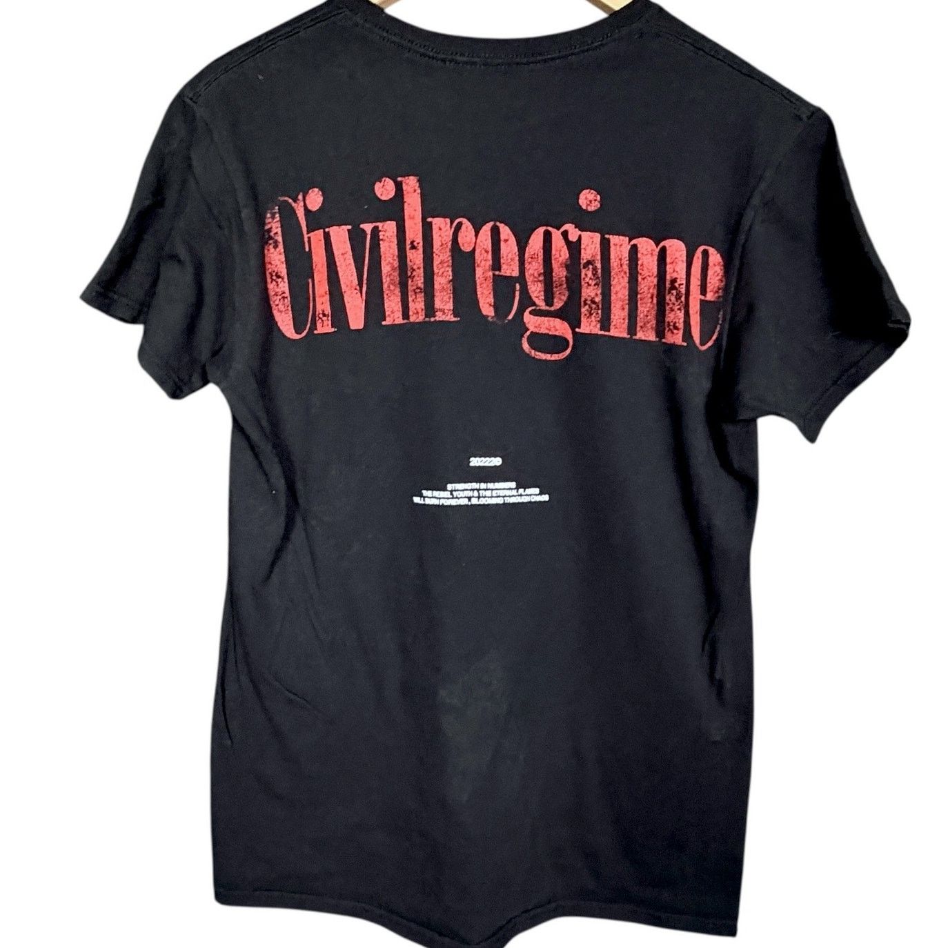 Civil Regime Civil Regime Black Pegasus Lightning Grunge Goth T-Shirt S Size US S / EU 44-46 / 1 - 4 Thumbnail