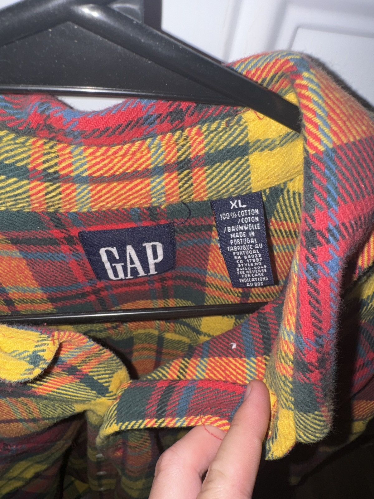 Gap Vintage Gap Flannel Kanye Hype Yeezy Size US XL / EU 56 / 4 - 2 Thumbnail
