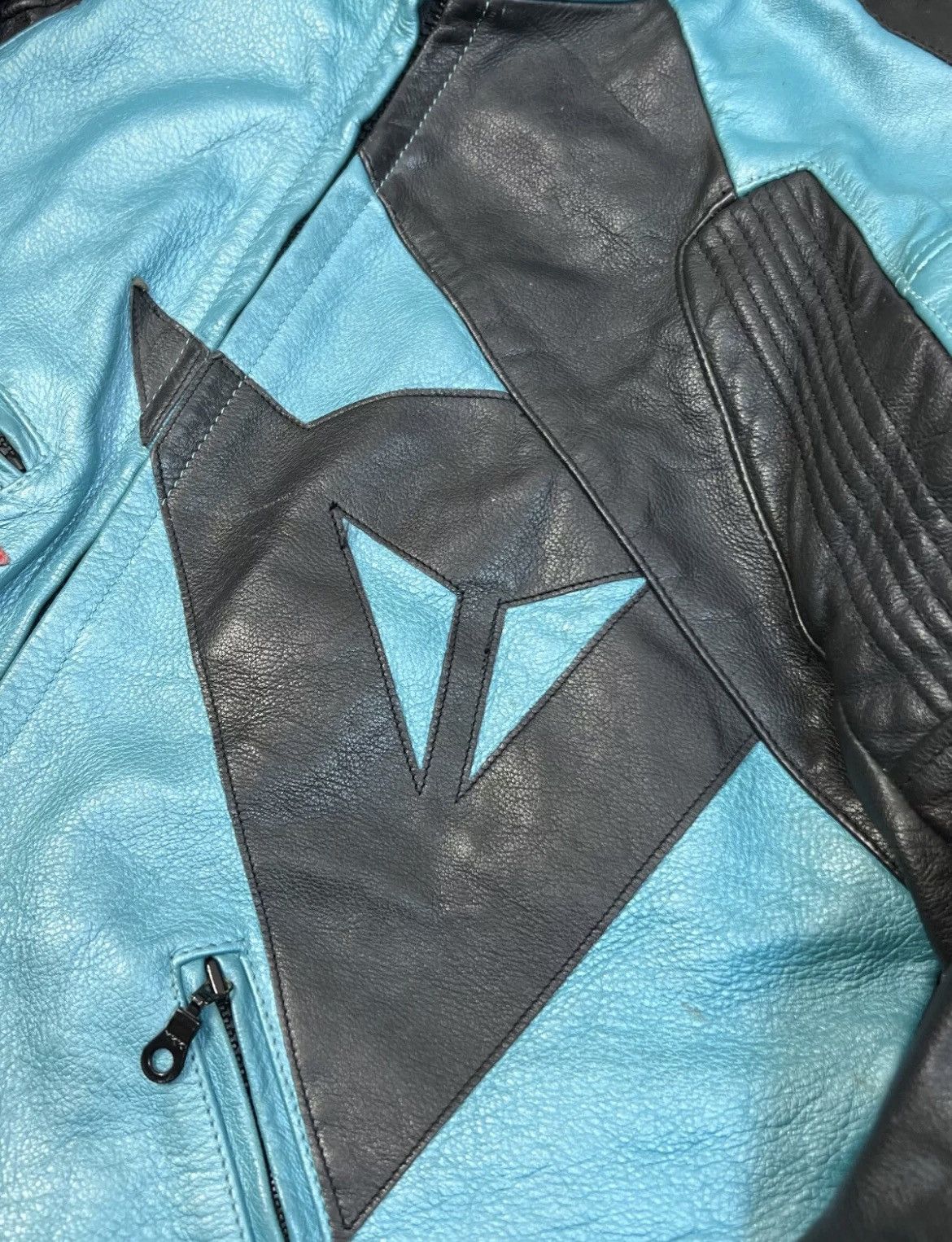 Dainese Dainese GTR Superbike Blue Leather Moto Jacket Size US L / EU 52-54 / 3 - 7 Thumbnail