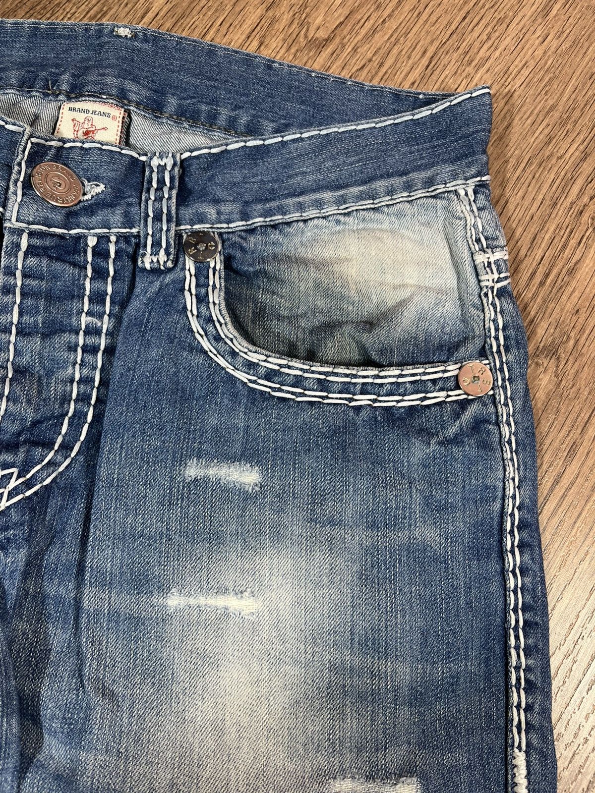 True Religion True Religion Straight Rare Denim Pants Jeans👖 Size US 34 / EU 50 - 7 Thumbnail