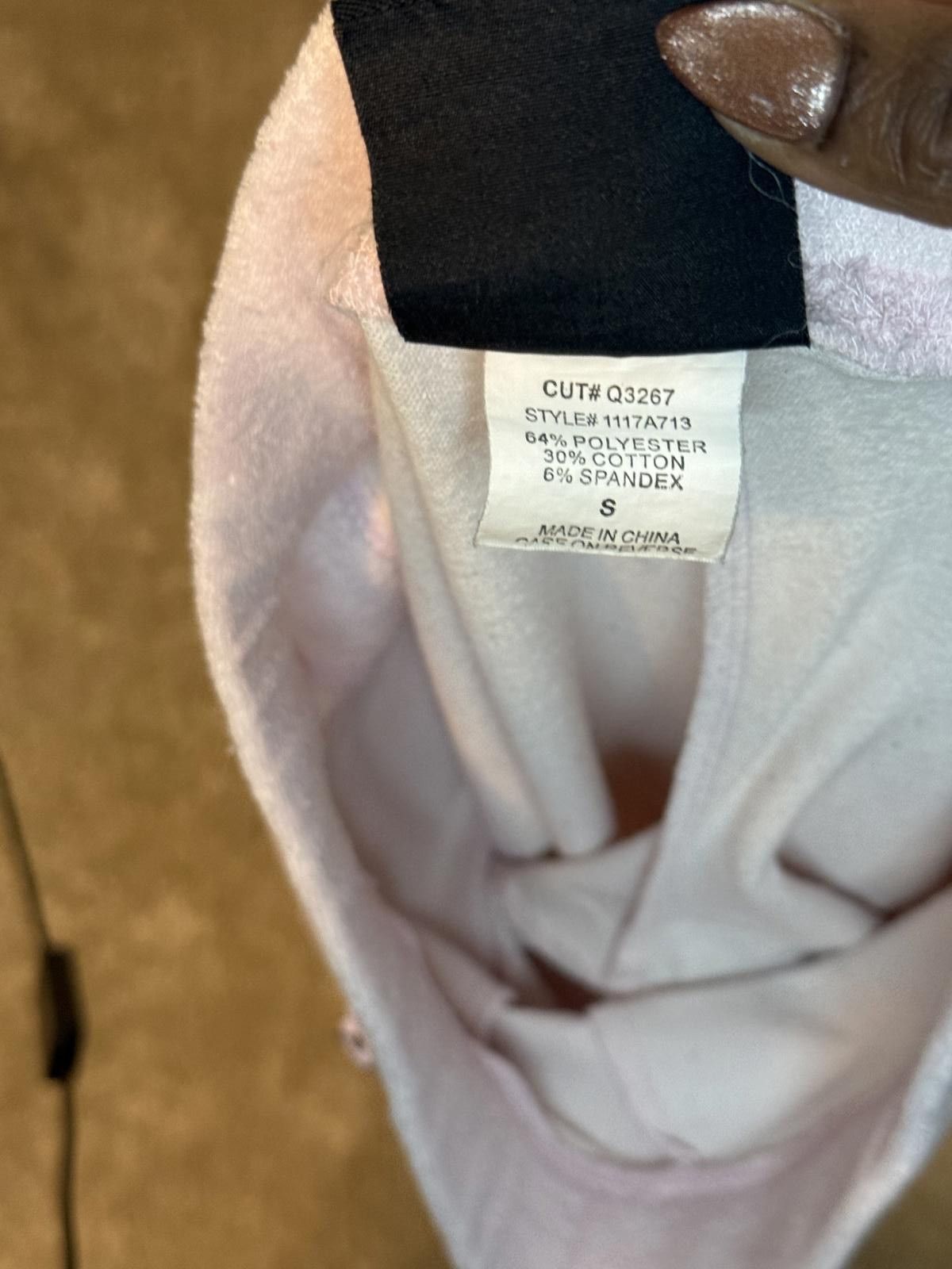 Designer Vintage 2000s LA Kitty Soft Pink Flare leg Sweatpants Size 28" / US 6 / IT 42 - 5 Thumbnail