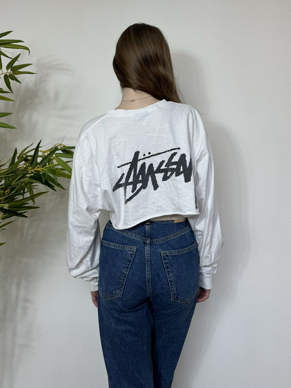 Stussy STUSSY BIG LOGO CROPPED WMNS LONGSLEEVE Size L / US 10 / IT 46 - 3 Thumbnail