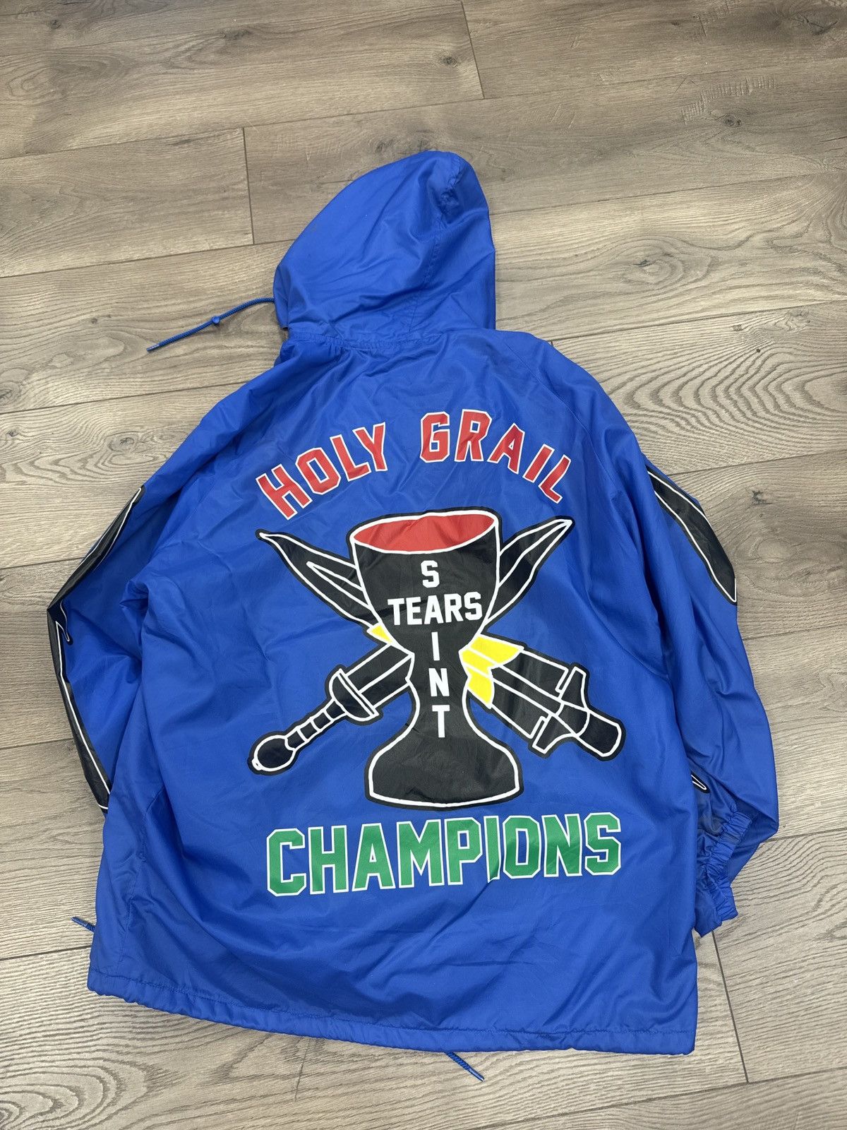 DENIM TEARS × Saint Michael Saint Michael denim tears coaches jacket blue medium Size US M / EU 48-50 / 2 - 2 Thumbnail