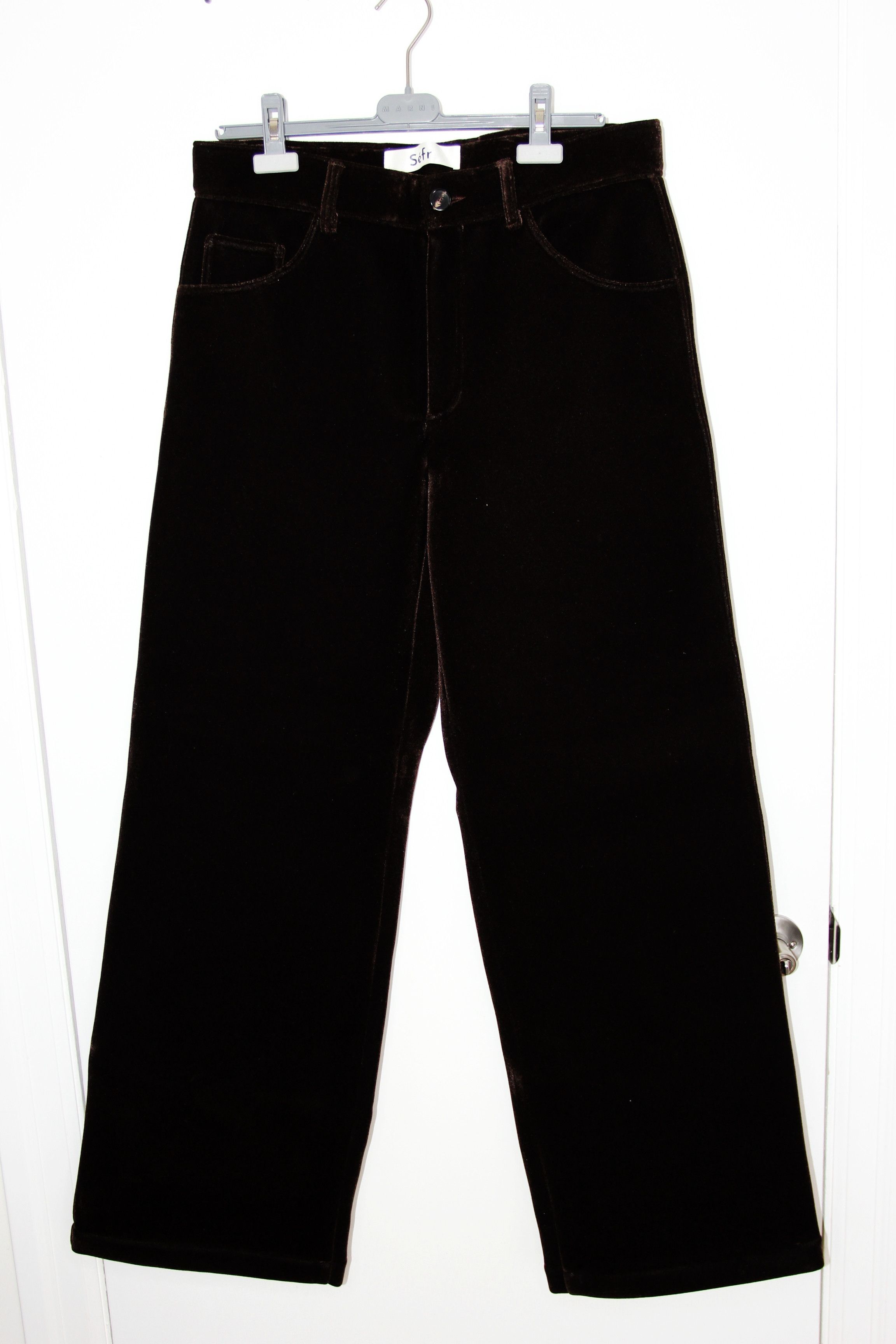 Sefr BNWT AW25 SEFR RAMON VELVET PANTS L Size US 34 / EU 50 - 2 Thumbnail