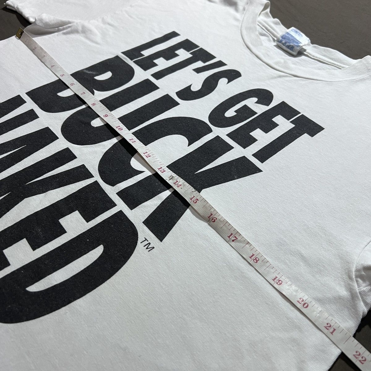 Vintage 90s LET'S GET BUCK NAKED Humor Funny Graphic Streetwear Size US L / EU 52-54 / 3 - 16 Thumbnail