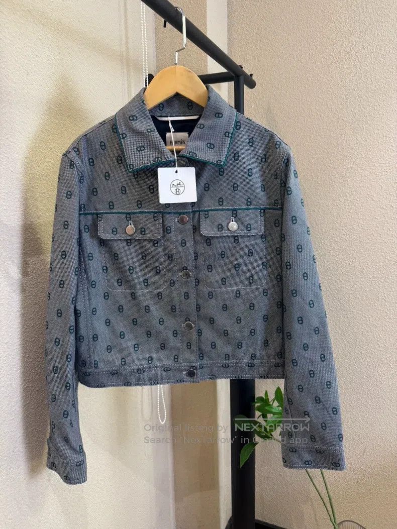 Hermes Hermes Pig Nose Denim Jacket Size S / US 4 / IT 40 - 1 Thumbnail