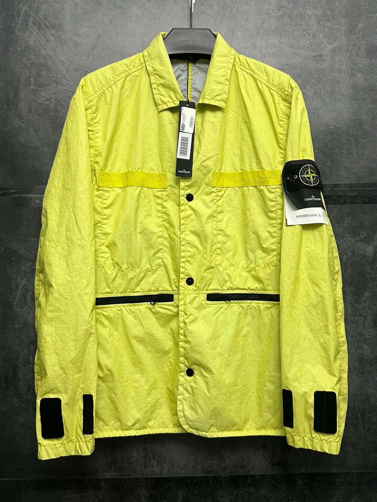Stone Island Stone Island 3LTC Lemon Yellow Multi-pocket L Jkt Size US L / EU 52-54 / 3 - 1 Thumbnail