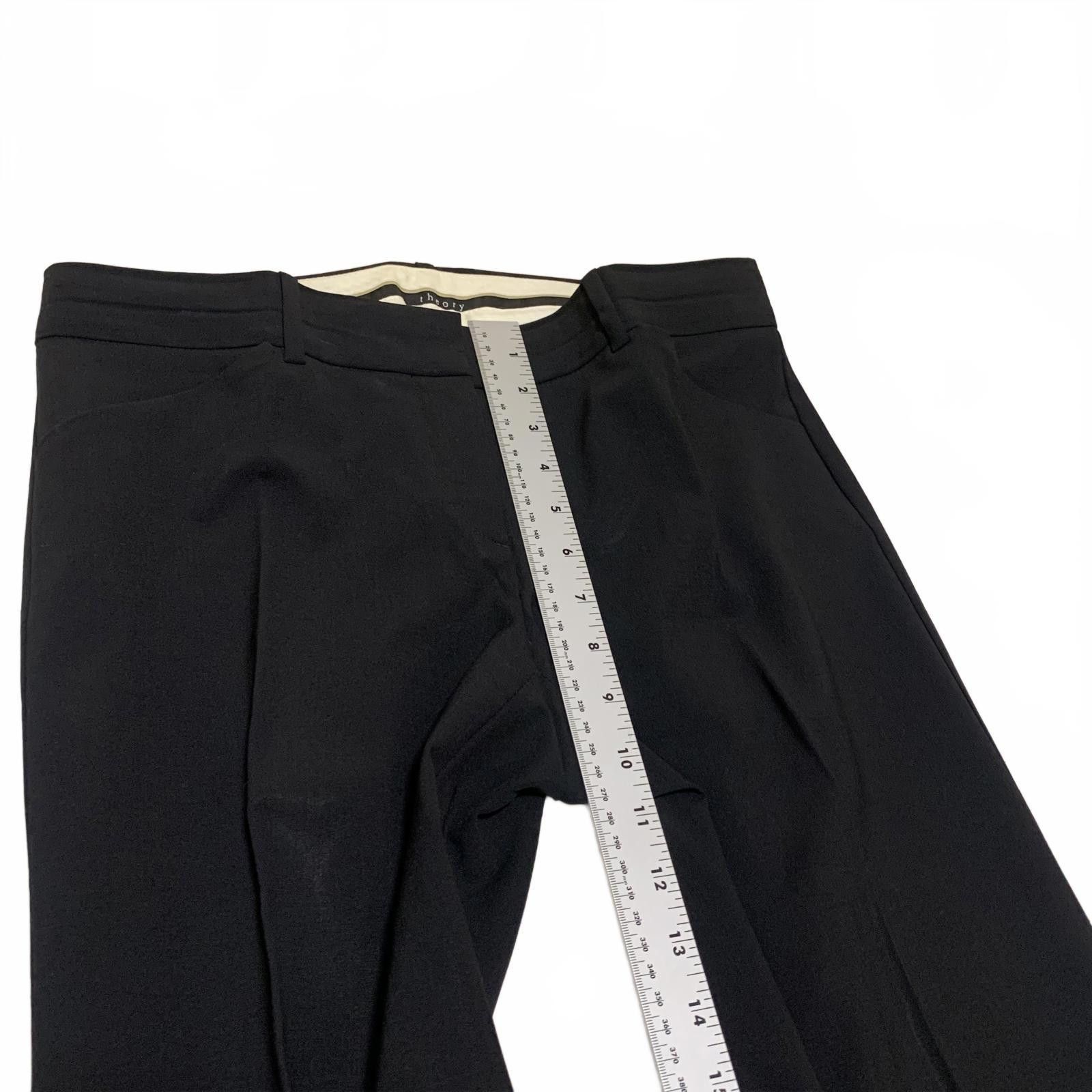 Theory Theory Women's Size 6 Black Dress Pants Wool Blend Size 28" / US 6 / IT 42 - 7 Thumbnail