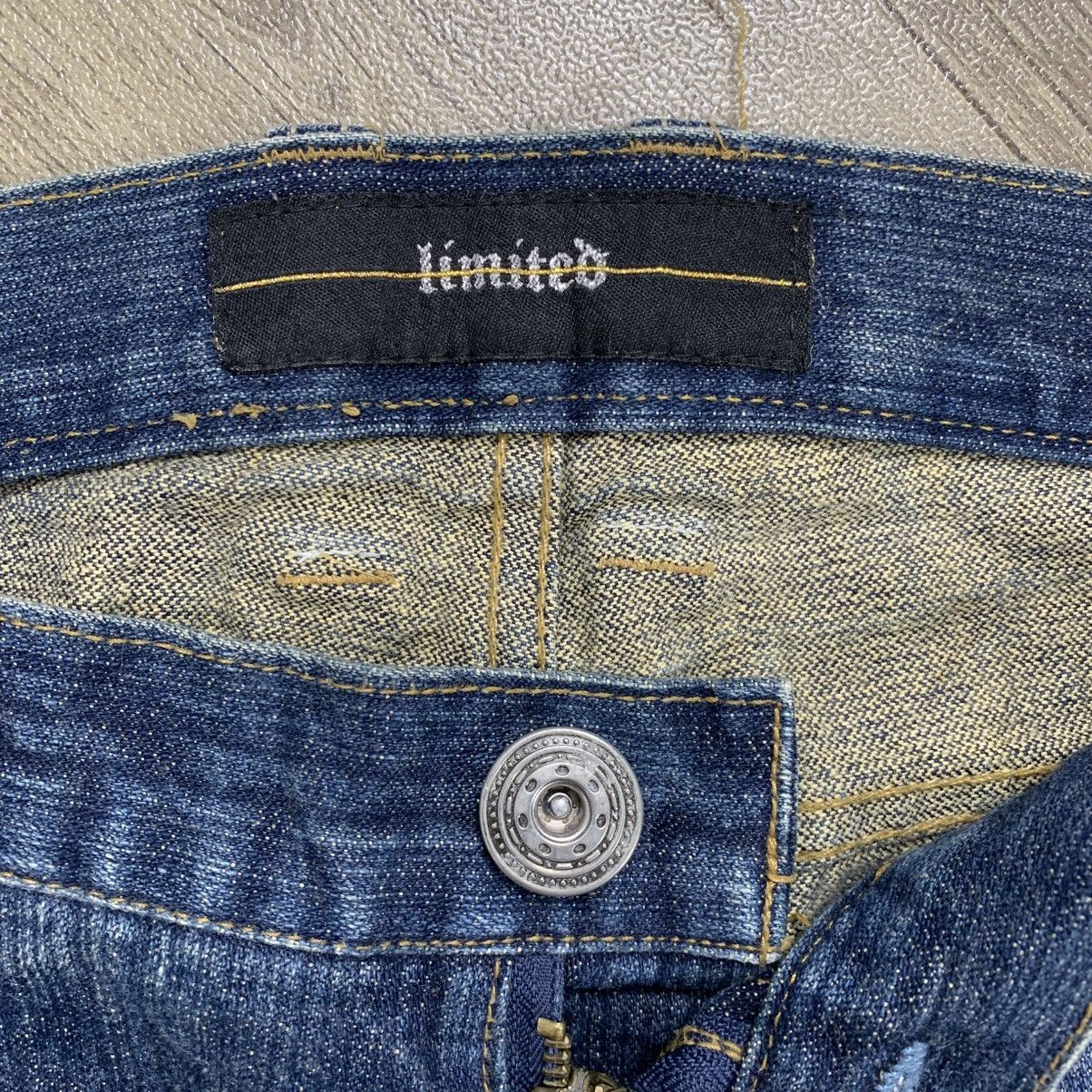 If Six Was Nine × Japanese Brand × Le Grande Bleu (L.G.B.) Crazy Limited Distressed Skull Jeans Size US 35 - 6 Thumbnail