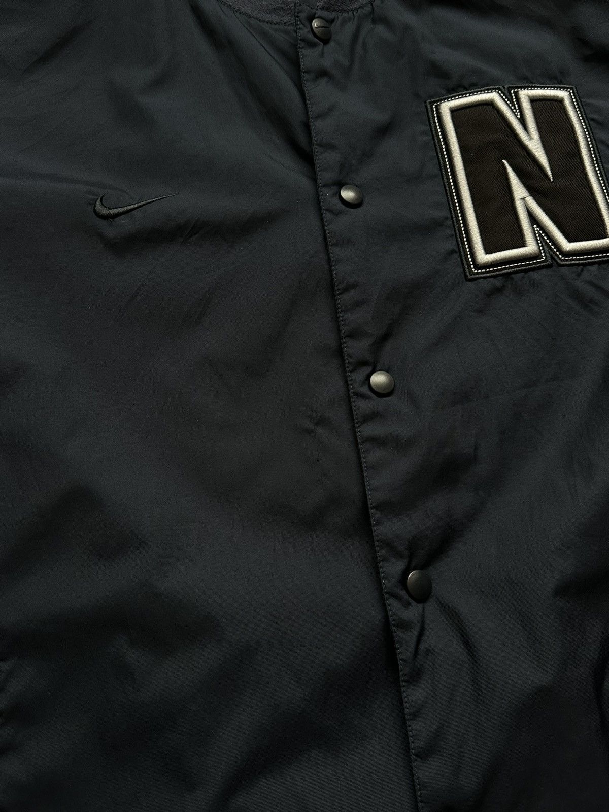 Nike Big Size Nike Athletic Vintage 3XL Nylon Bomber Jacket Size US XXL / EU 58 / 5 - 9 Thumbnail