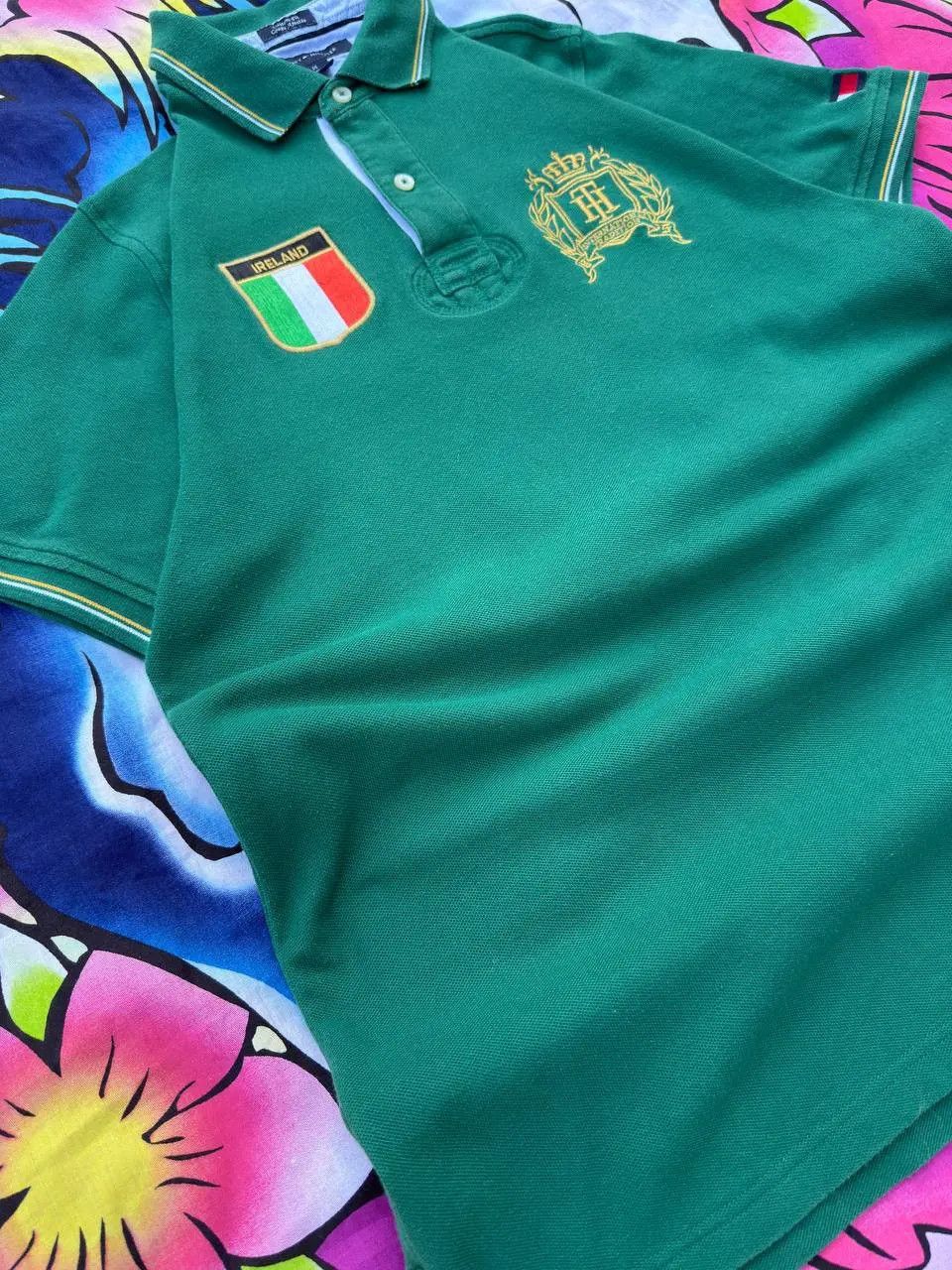 Tommy Hilfiger Tommy Hilfiger Ireland #8 polo tshirt in green Size M Size US M / EU 48-50 / 2 - 7 Thumbnail