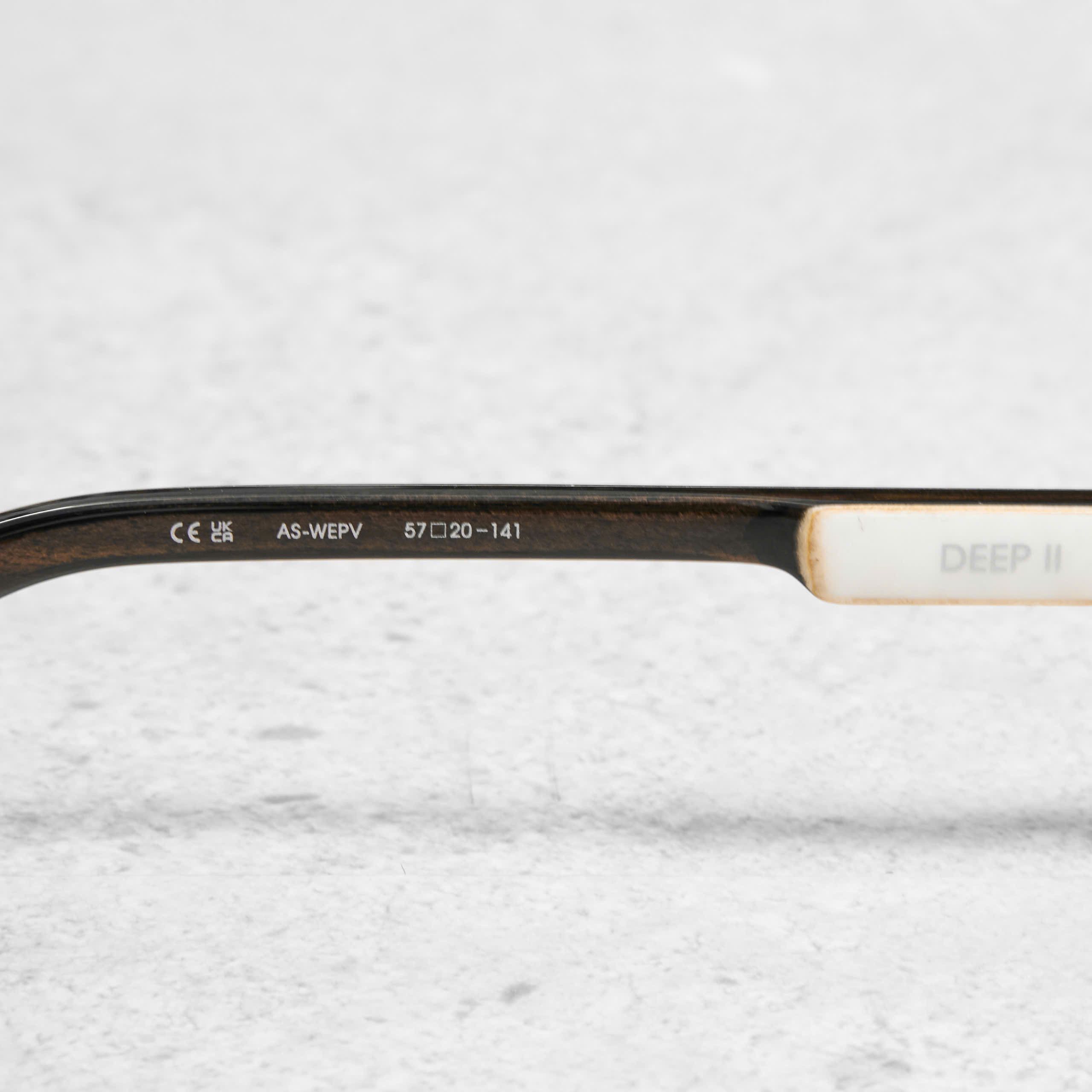 Chrome Hearts CHROME HEARTS DEEP II Antique Silver/White Ebony Wood-PV Sun Size ONE SIZE - 3 Thumbnail