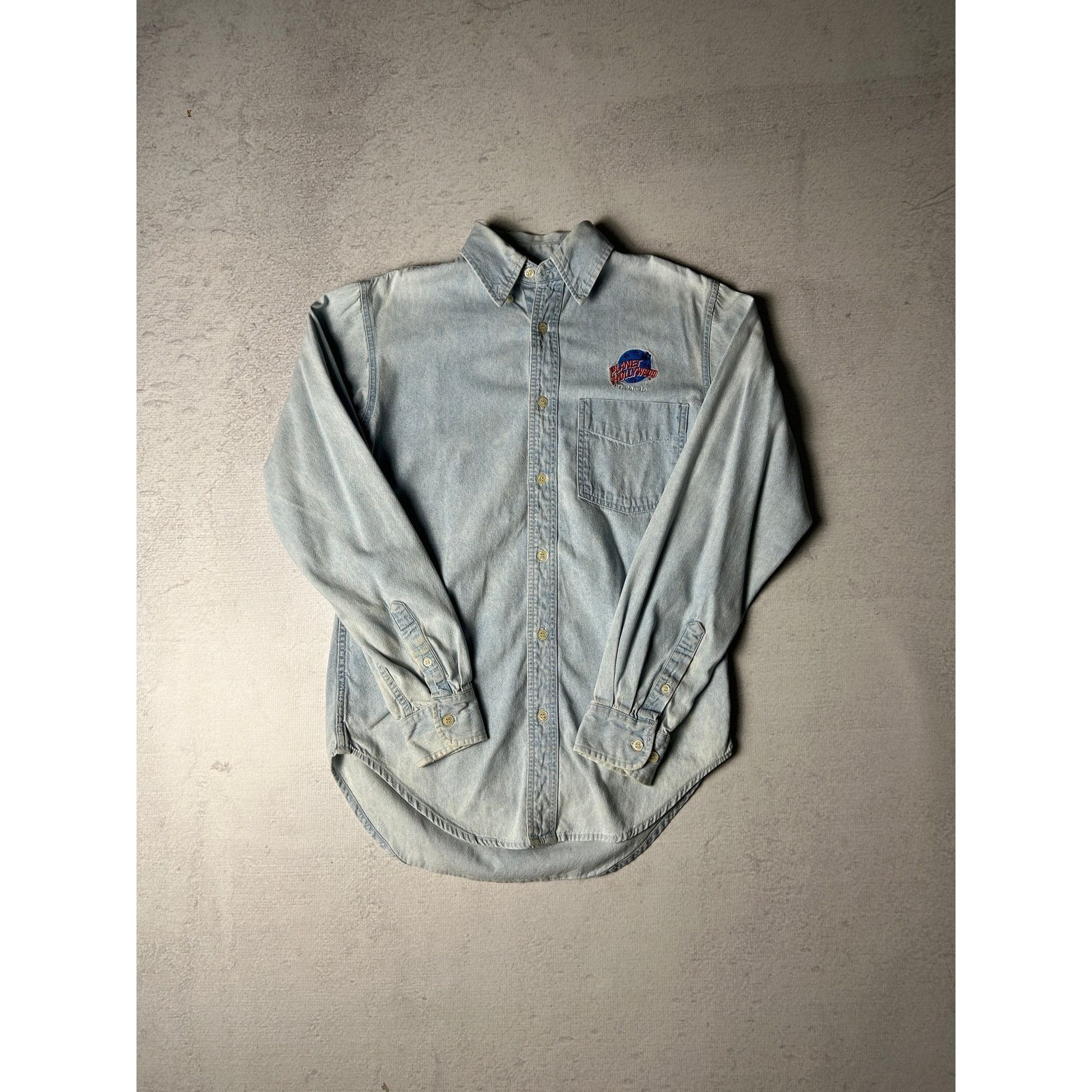 The Unbranded Brand Vintage 90s Planet Hollywood Button Shirt - Men's Small Size US S / EU 44-46 / 1 - 1 Thumbnail
