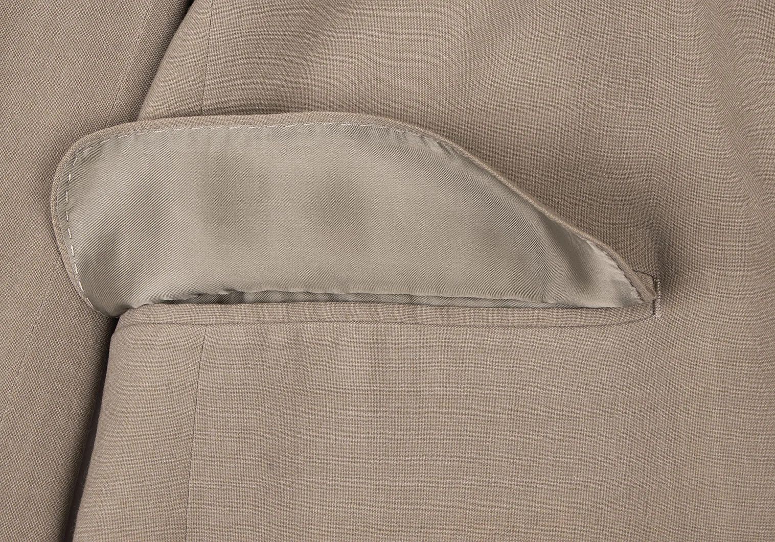 Issey Miyake Rayon Silk Flap Pocket Jacket in Beige Size US M / EU 48-50 / 2 - 13 Thumbnail