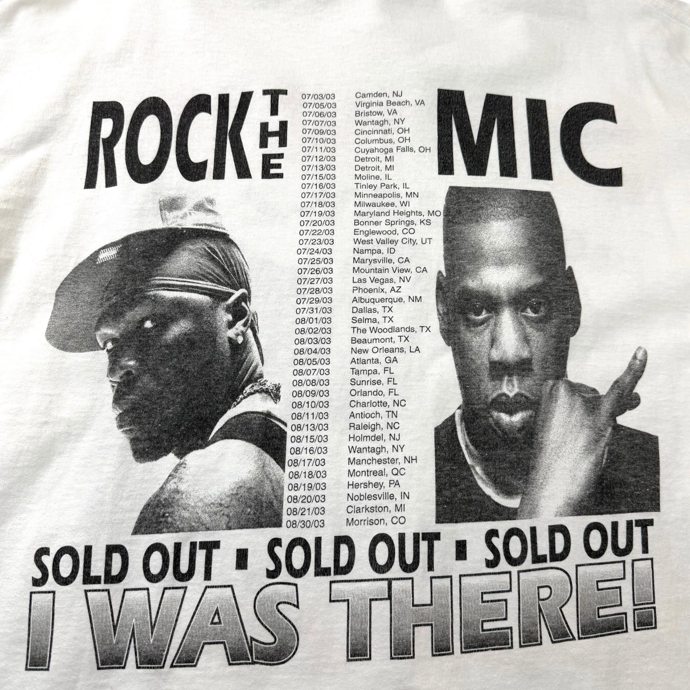 Vintage Vintage 2003 Rock the Mic Tour Jay-Z / 50 Cent XL Size US XL / EU 56 / 4 - 6 Thumbnail