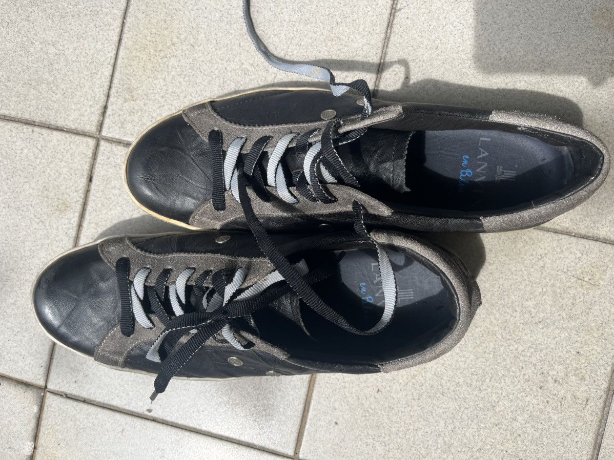 Lanvin LANVIN en Blue Leather Sneakers Size US 9 / EU 42 - 1 Thumbnail