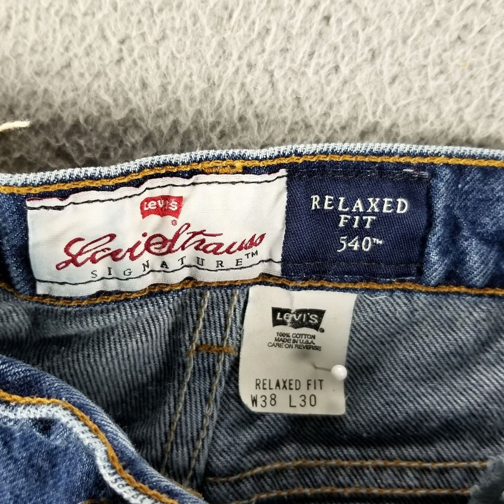 Levi's Vintage Levi's 540 Orange Tag Signature Relaxed Fit Jeans USA 1996 34x29 Mens Jeans Size US 34 / EU 50 - 3 Thumbnail