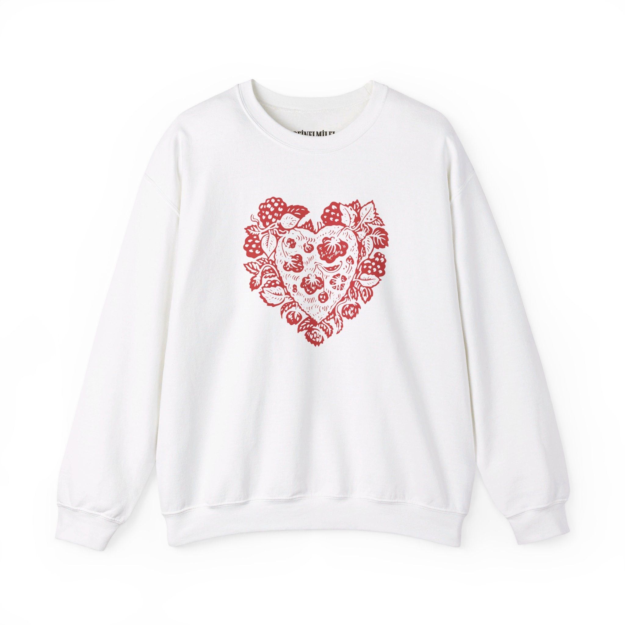 Designer Heart Berry - Crewneck Sweatshirt Size M / US 6-8 / IT 42-44 - 1 Thumbnail