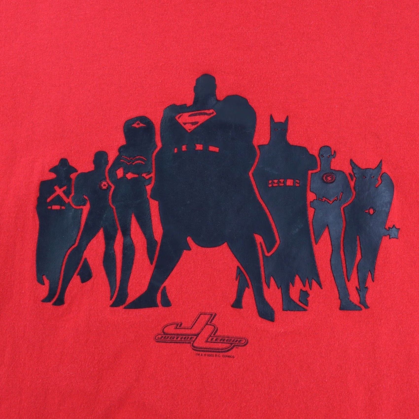 DC Comics Vintage DC Comics Shirt XL Red Size - Size US XL / EU 56 / 4 - 2 Thumbnail