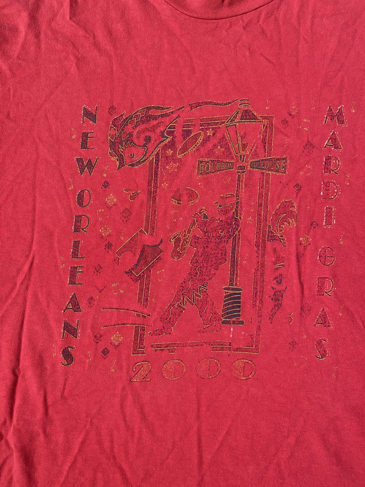 Hanes New Orleans Mardi Gras Jazz 2000 TShirt Size US XXL / EU 58 / 5 - 4 Thumbnail