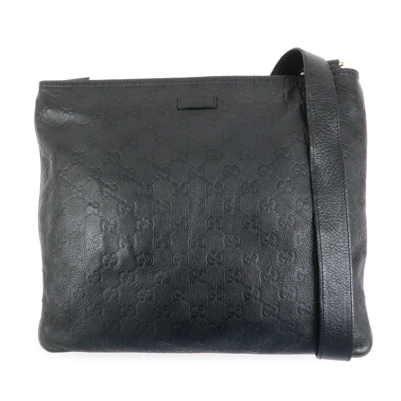 Gucci Gucci Guccissima Leather Crossbody Bag Black Size ONE SIZE - 1 Thumbnail