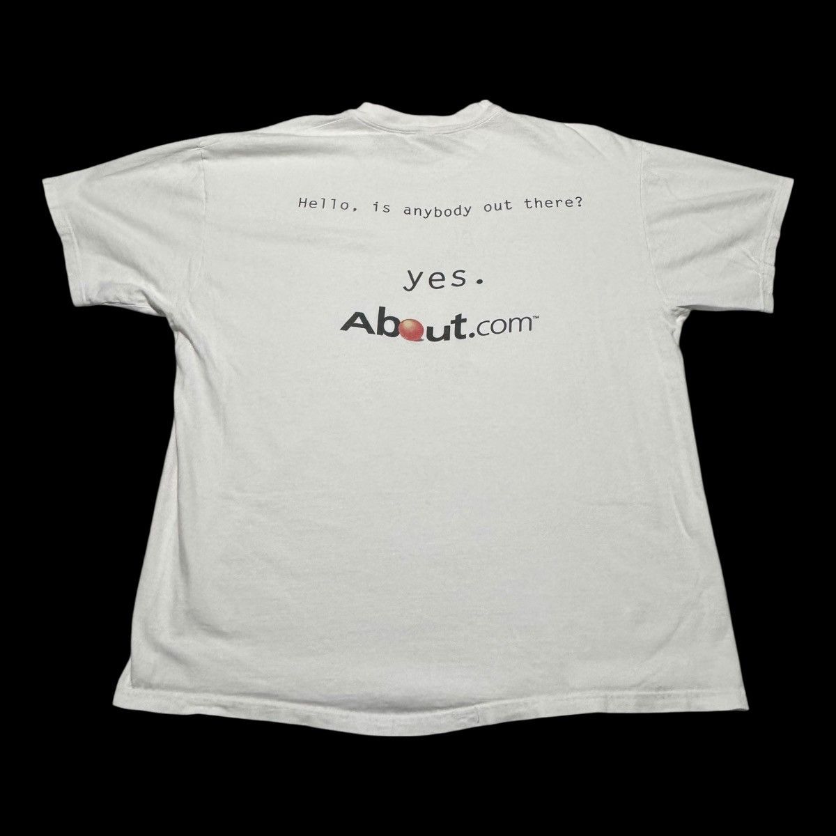 Hanes Vintage About.Com Is Anybody Out There? White Shirt Men's XL Size US XL / EU 56 / 4 - 1 Thumbnail