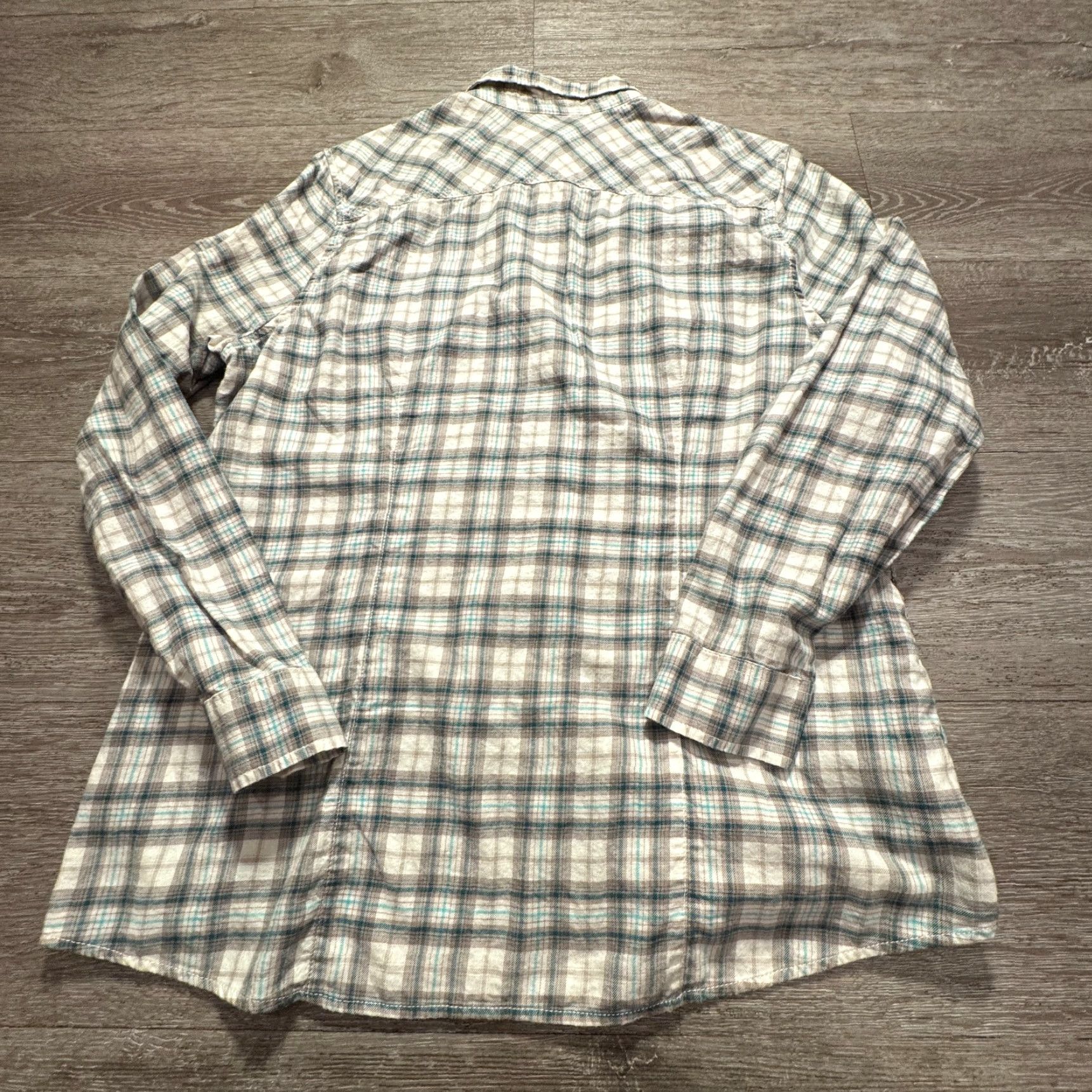 Eddie Bauer Eddie Bauer Shirt Womens XL Plaid Button Up Flannel Cotton Western Classic Fit Size XL / US 12-14 / IT 48-50 - 5 Thumbnail