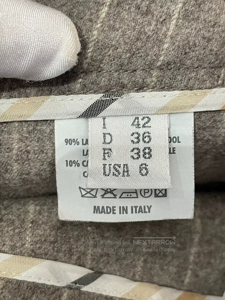 Brunello Cucinelli Brunello Cucinelli Grey Caramel Wool Casual Shorts Size 27" / US 4 / IT 40 - 6 Thumbnail