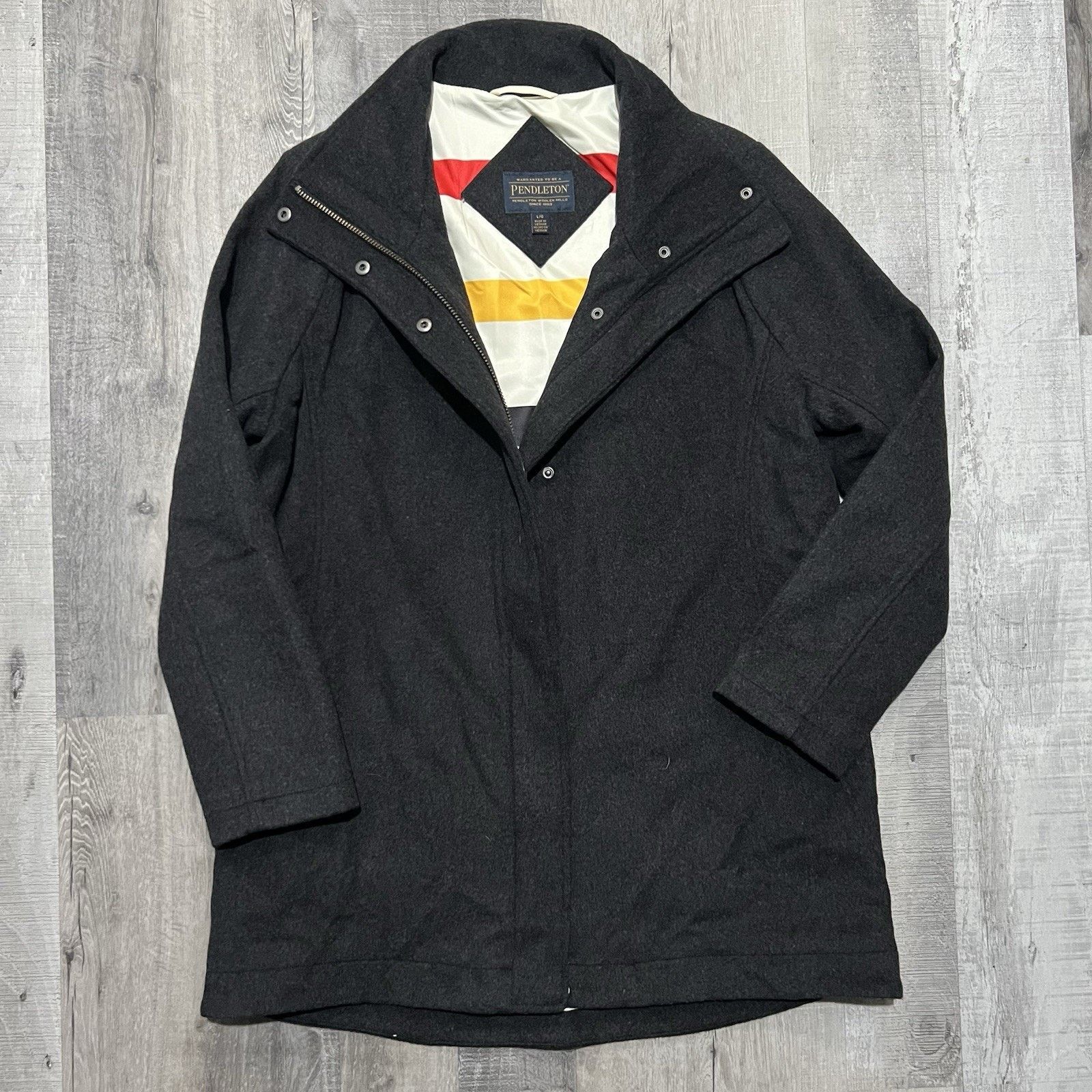 Pendleton PENDLETON Campbell Cascade Wool Jacket Trench Over Coat L Size L / US 10 / IT 46 - 1 Thumbnail