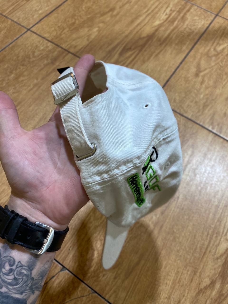 Nike Hats Nike Cap vintage streetwear white big logo Golf More Size ONE SIZE - 11 Thumbnail