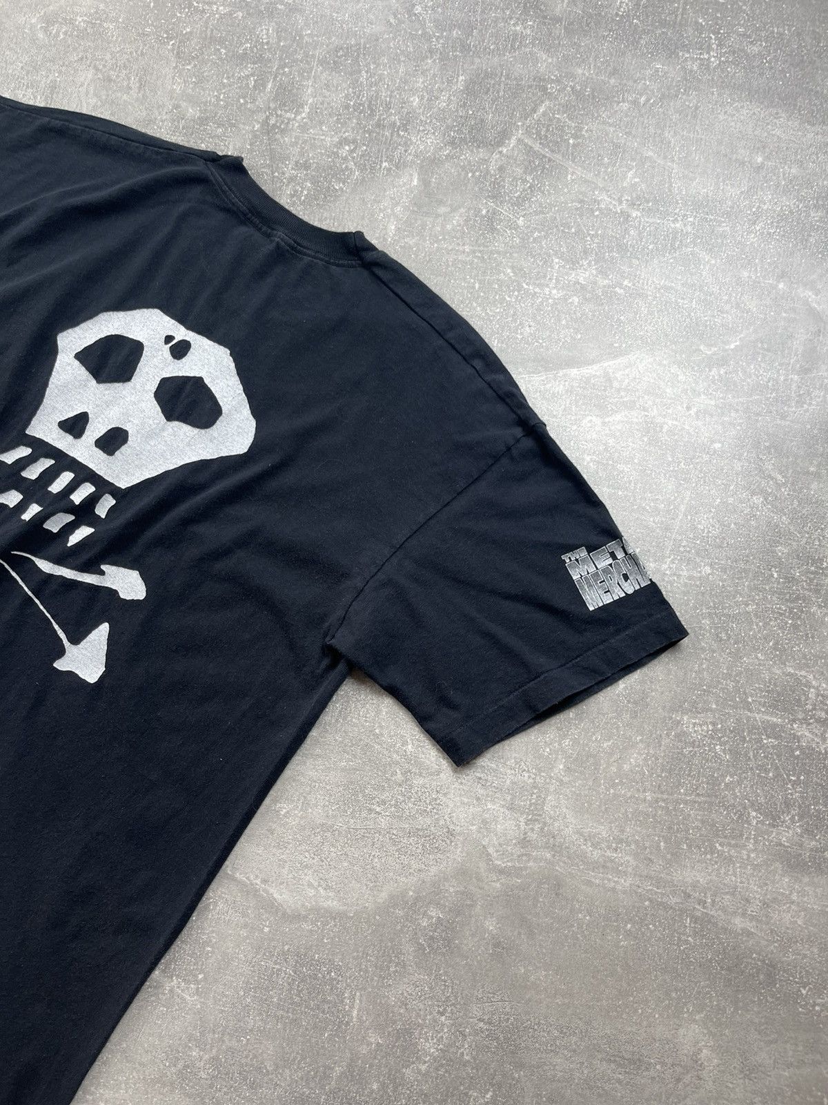 Vintage The Metal Merchant Trash Mark Skull Vampire Punk T-Shirt Size US L / EU 52-54 / 3 - 5 Thumbnail
