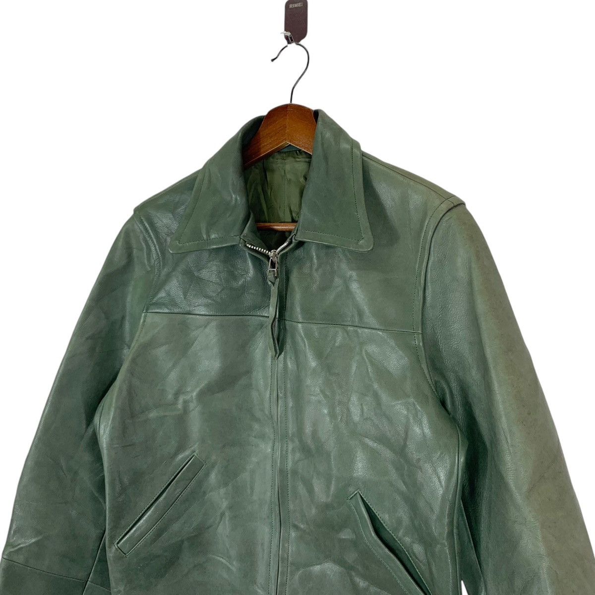 Genuine Leather ⚡️⚡️ VINTAGE JIPIJAPA JAPANESE BRAND LEATHER BIKER JACKET Size US S / EU 44-46 / 1 - 3 Thumbnail