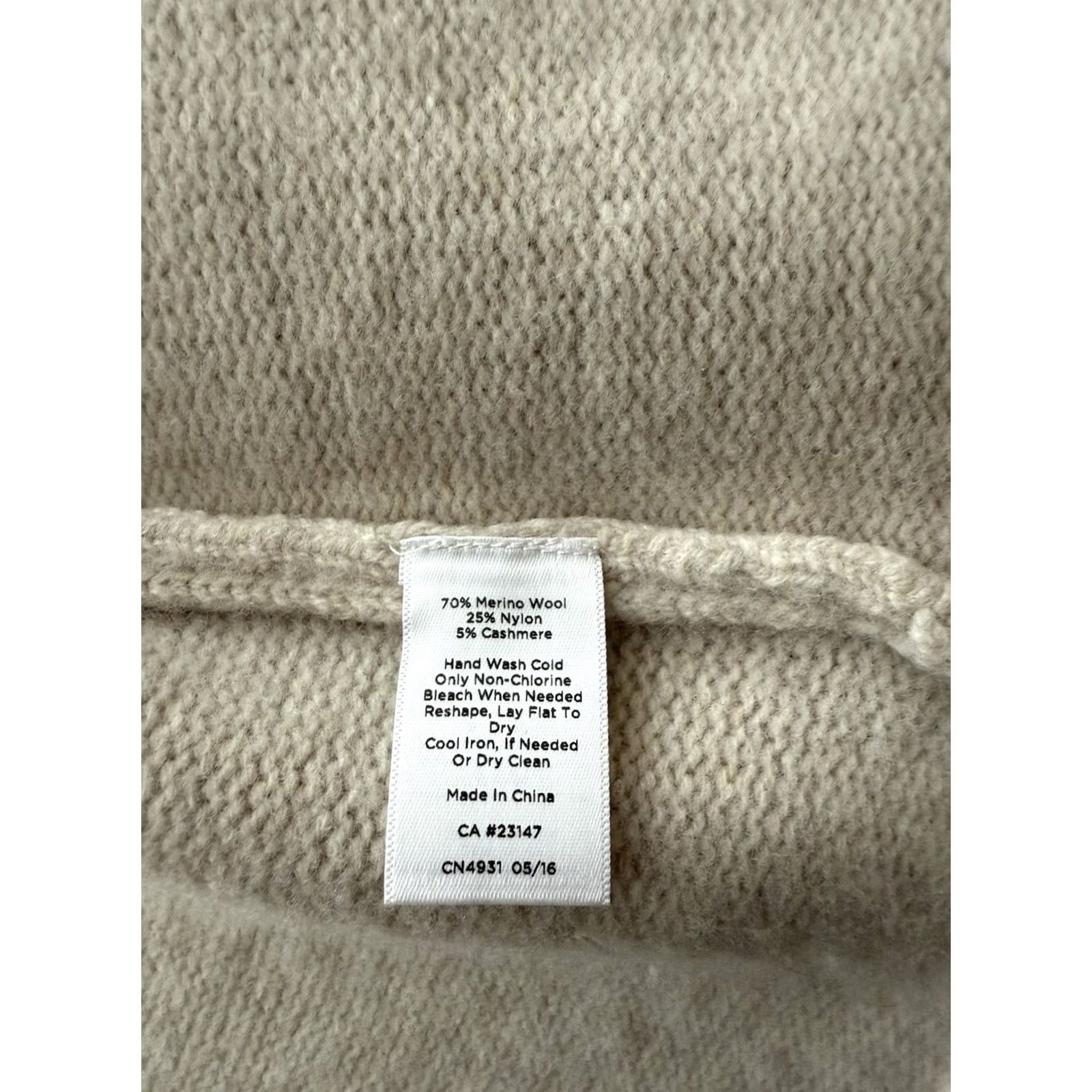 Talbots Talbots Petites Cream Wool Blend Cardigan Classic Small Preppy Classy Open Size S / US 4 / IT 40 - 4 Thumbnail
