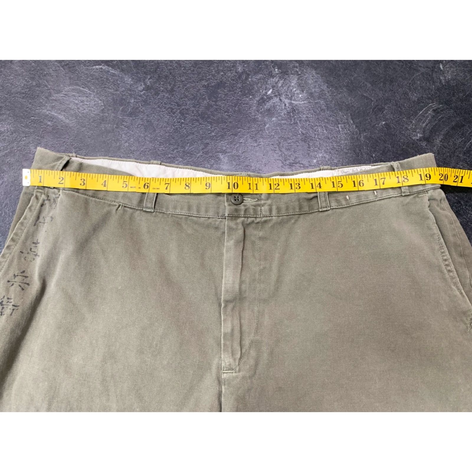 Polo Ralph Lauren VINTAGE Polo Ralph Lauren Chino Shorts Men 38 Casual Military Green Cotton Canvas 9" Inseam Size US M / EU 48-50 / 2 - 6 Thumbnail