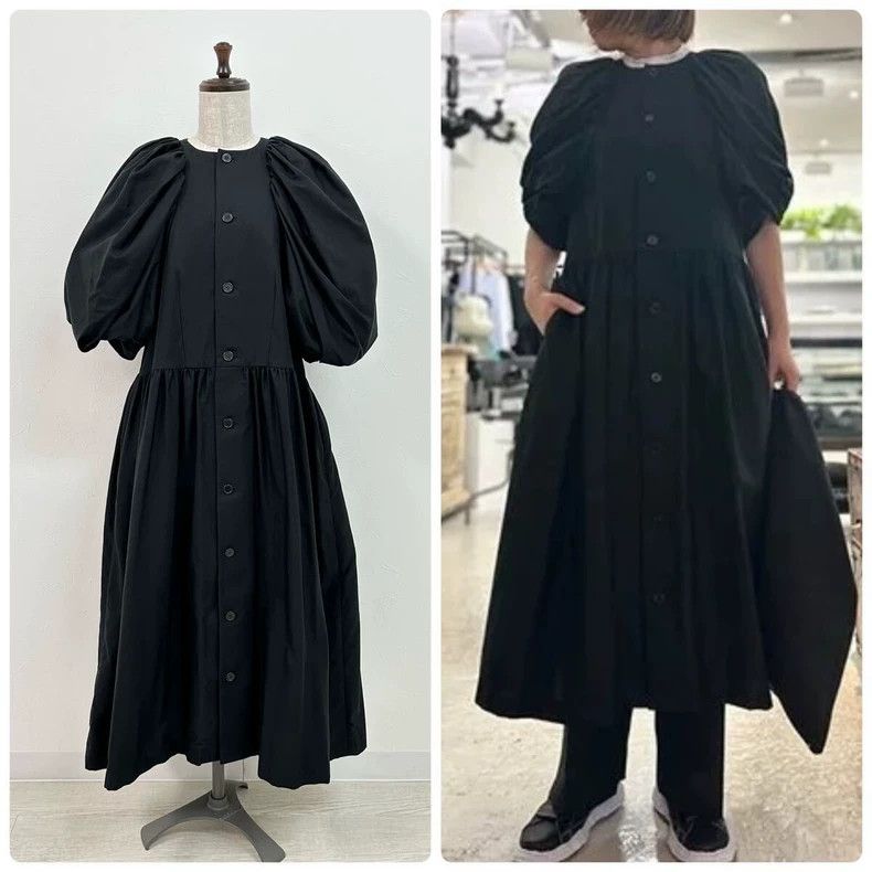 Comme des Garcons Comme Des Garcons Black bubble sleeve dress Size M / US 6-8 / IT 42-44 - 1 Thumbnail