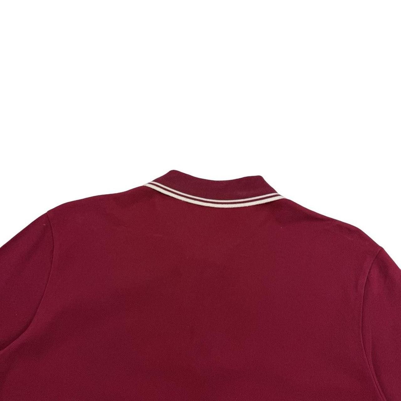 Prada Burgundy Prada Sport Red Tab Polo Shirt - Large Size US L / EU 52-54 / 3 - 6 Thumbnail