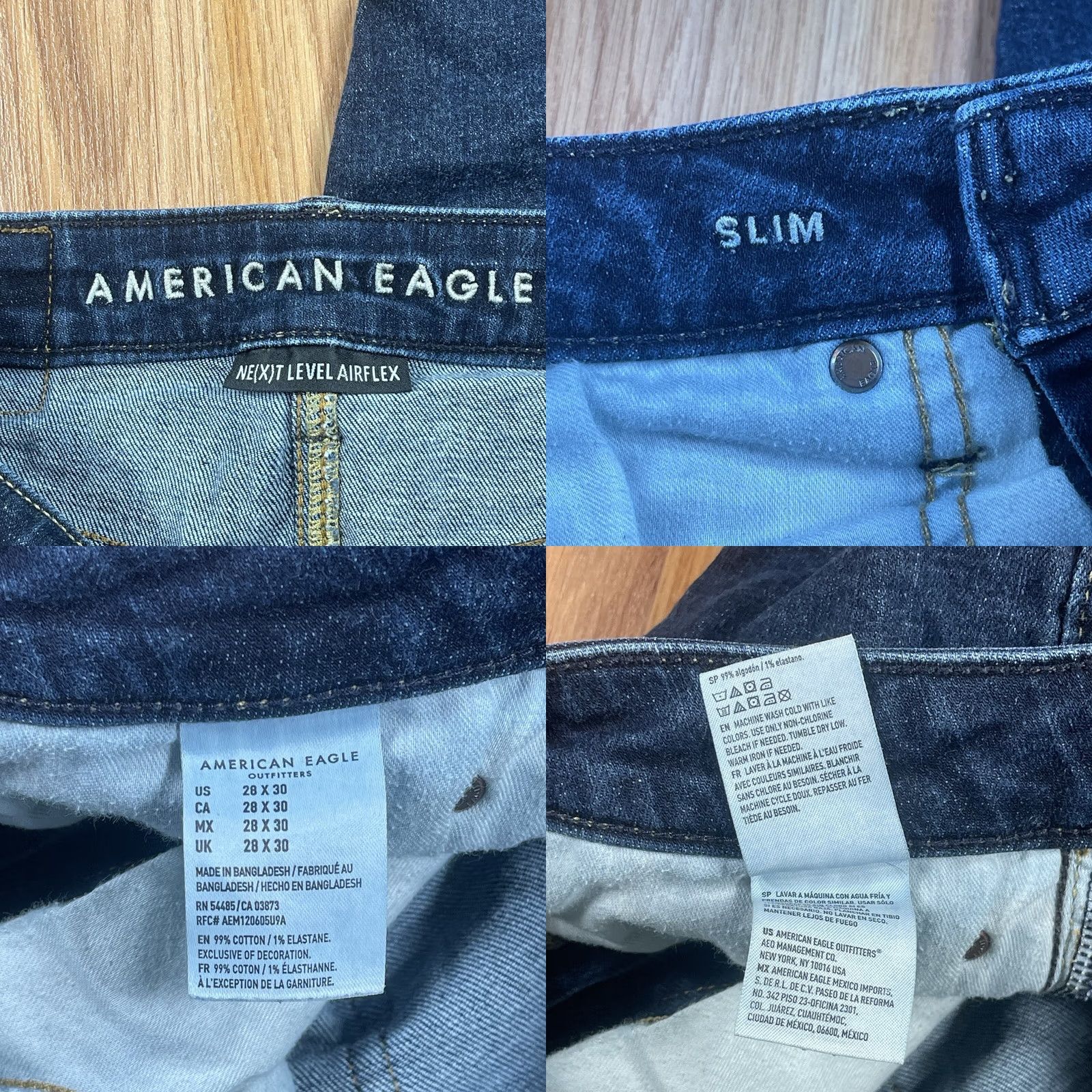 American Eagle Outfitters American Eagle Outfitters Jeans Womens 28Wx30L Slim Denim Size 28" / US 6 / IT 42 - 9 Thumbnail