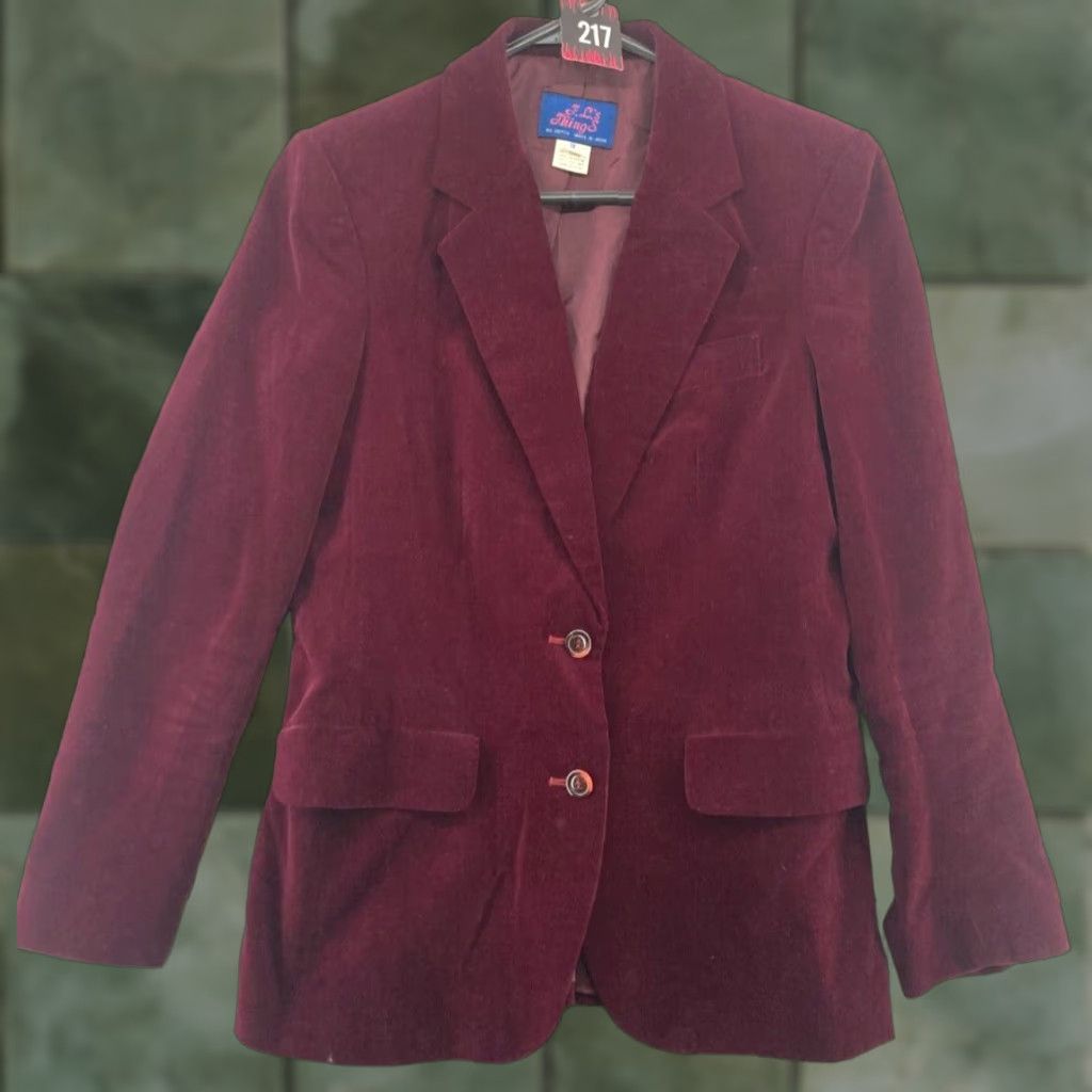 Vintage VINTAGE FL Things Womens Sport Jacket 9 Red Berry Work 80s 90s Size M / US 6-8 / IT 42-44 - 1 Thumbnail