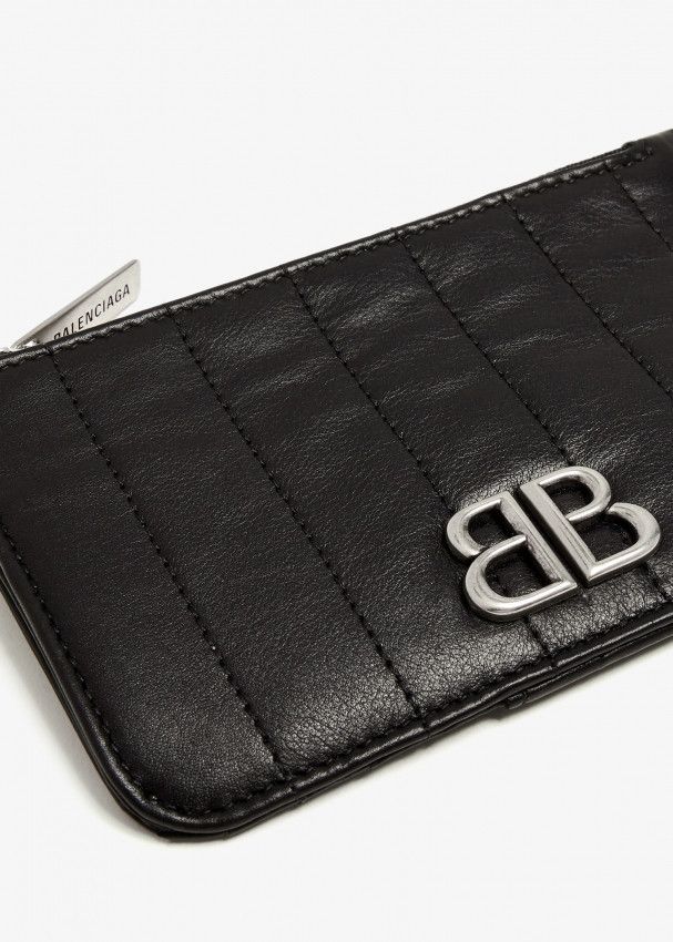 Balenciaga o1mt1gz0325 Size: OS / Long Coin And Card Holder Quilted Size ONE SIZE - 2 Thumbnail