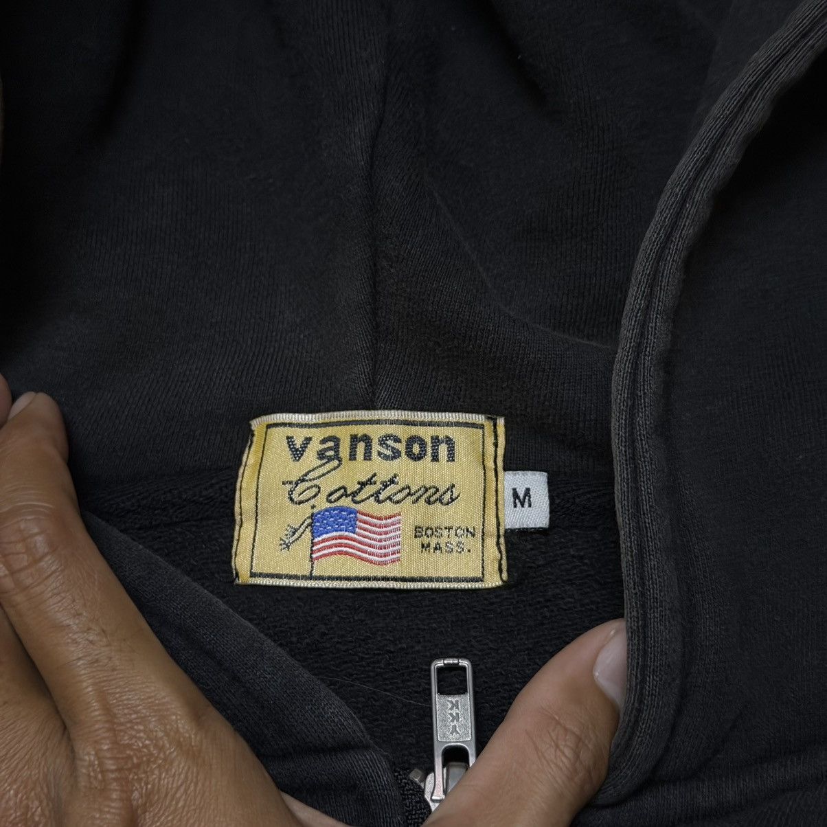 Vanson Leathers Vanson Leather Big Skull Logo Zipper Hoodie Sweater Size US M / EU 48-50 / 2 - 15 Thumbnail