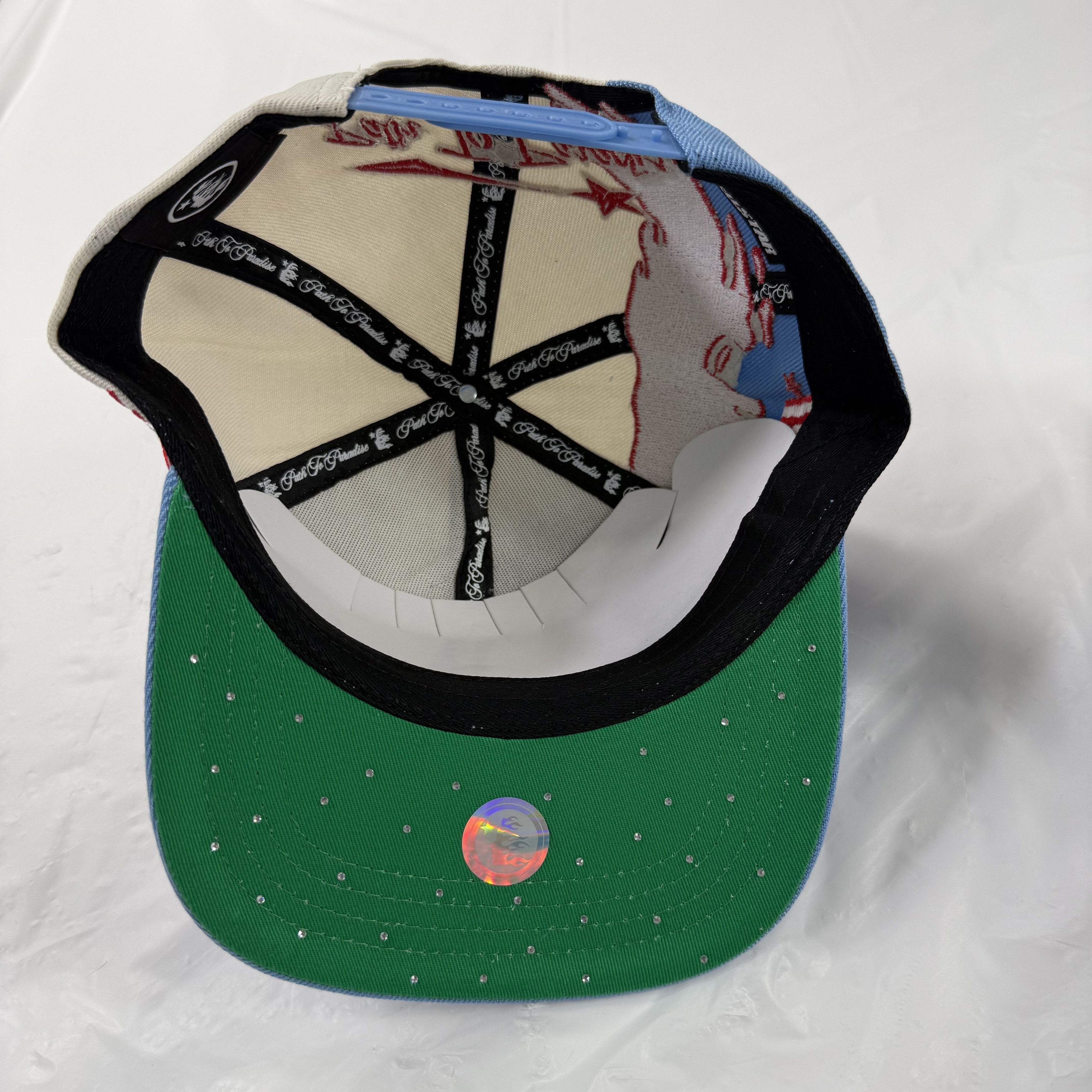 HELLSTAR Hellstar Paintbrush Snapback Embroidered Path To Paradise Size ONE SIZE - 6 Thumbnail