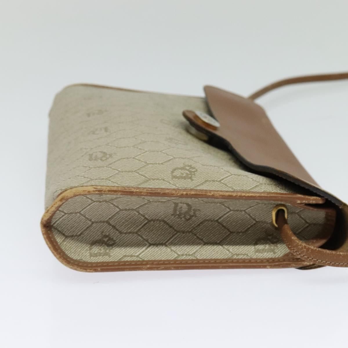 Dior DIOR Honeycomb Canvas Shoulder Bag Pvc Beige Size ONE SIZE - 5 Thumbnail