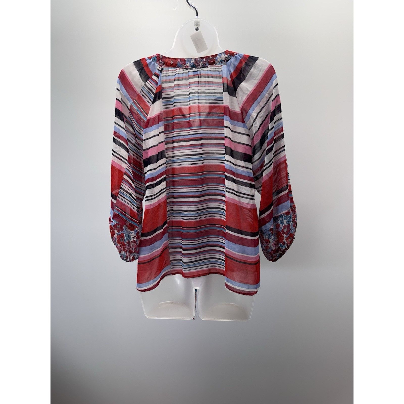 Anthropologie Fig And Flower Anthropologie Women’s Size M Blouse Red Size M / US 6-8 / IT 42-44 - 2 Thumbnail