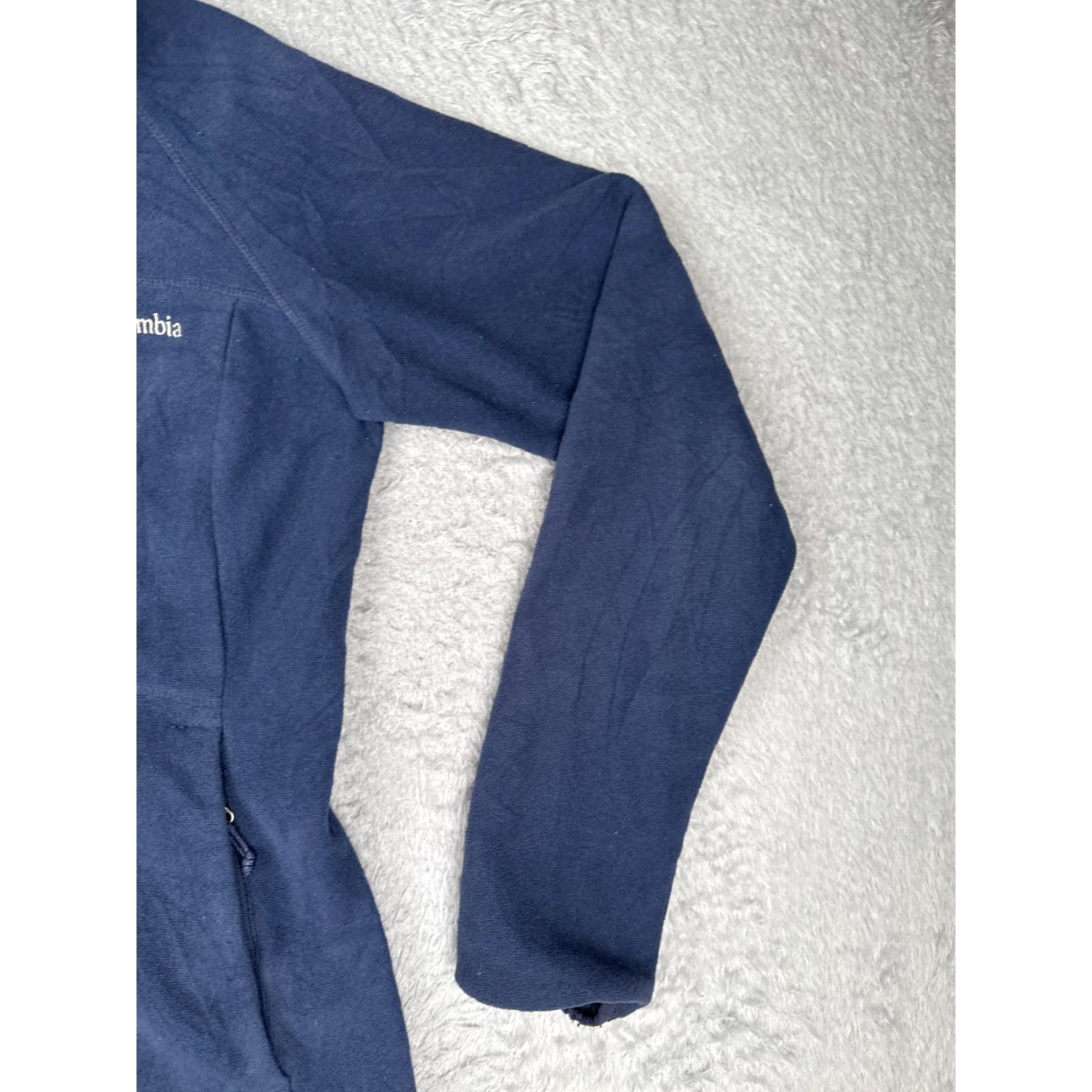Vintage Columbia Jacket Women XS Blue Fleece Full Zip Lightweight Outdoor Hike Womens Size XS / US 0-2 / IT 36-38 - 5 Thumbnail