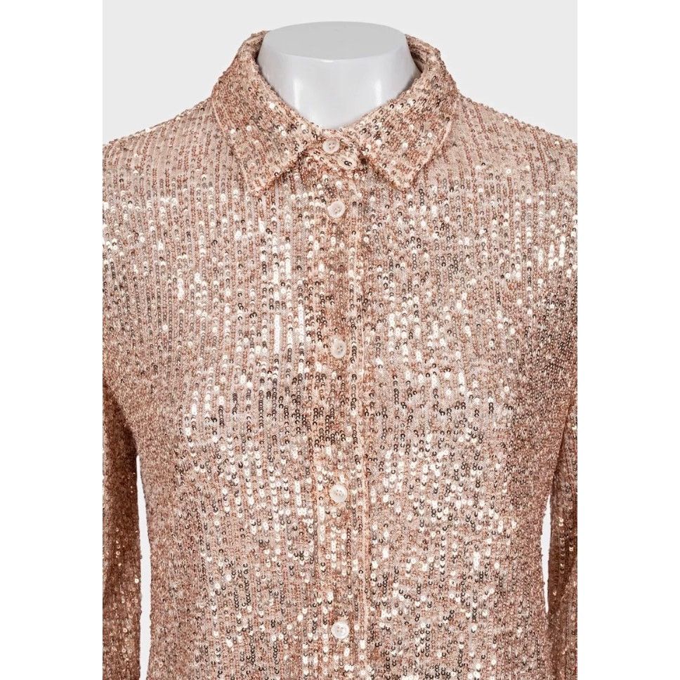 Tom Ford Tom Ford Pink Sequin Suit - Elegant IT40-44 Size S Size S / US 4 / IT 40 - 6 Thumbnail