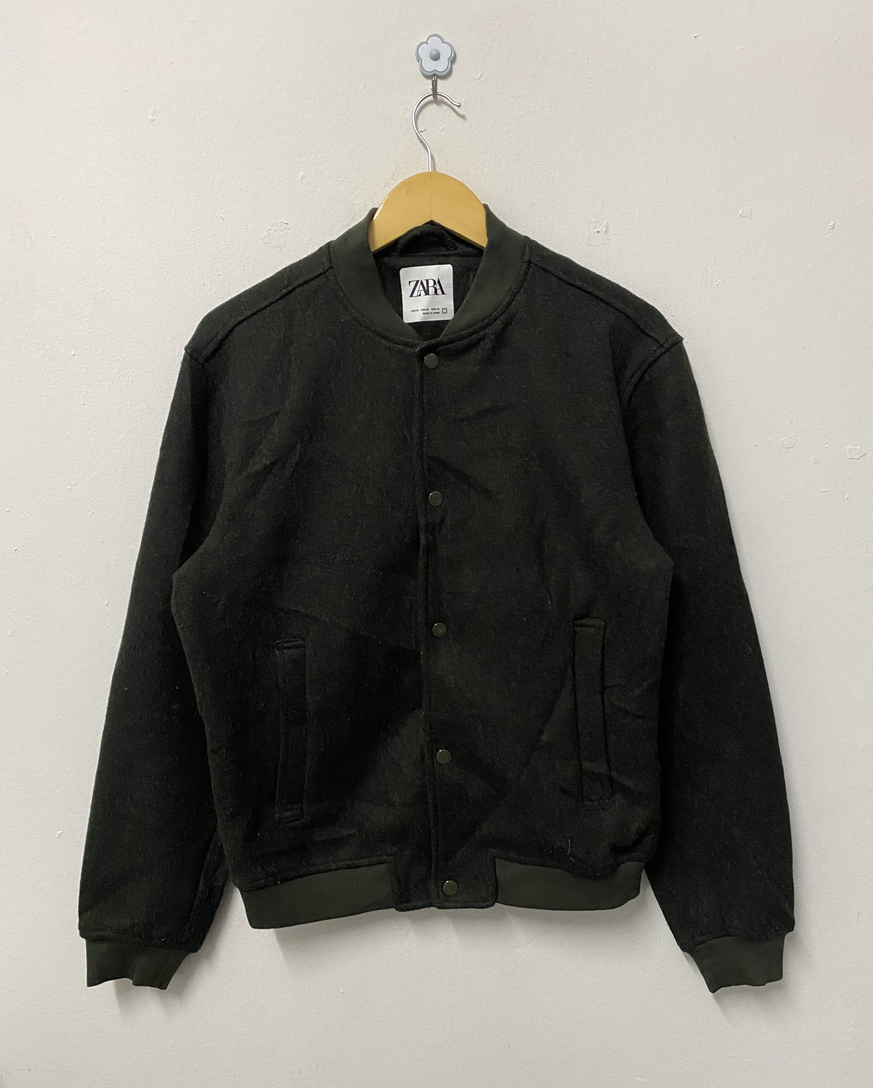 Zara Zara Wool Varsity Jacket Size US M / EU 48-50 / 2 - 1 Thumbnail