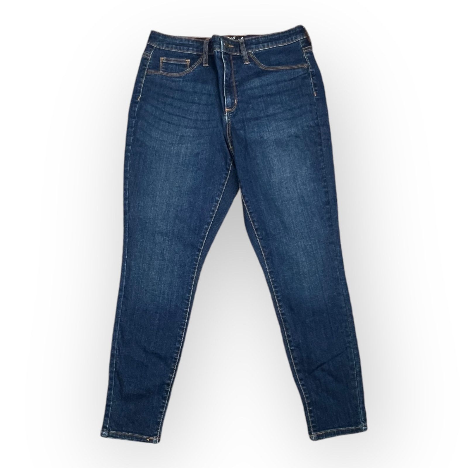 Target Basics Universal Thread High Rise Denim Jegging Jeans Classic Wash Size 34" / US 12 / IT 48 - 7 Thumbnail