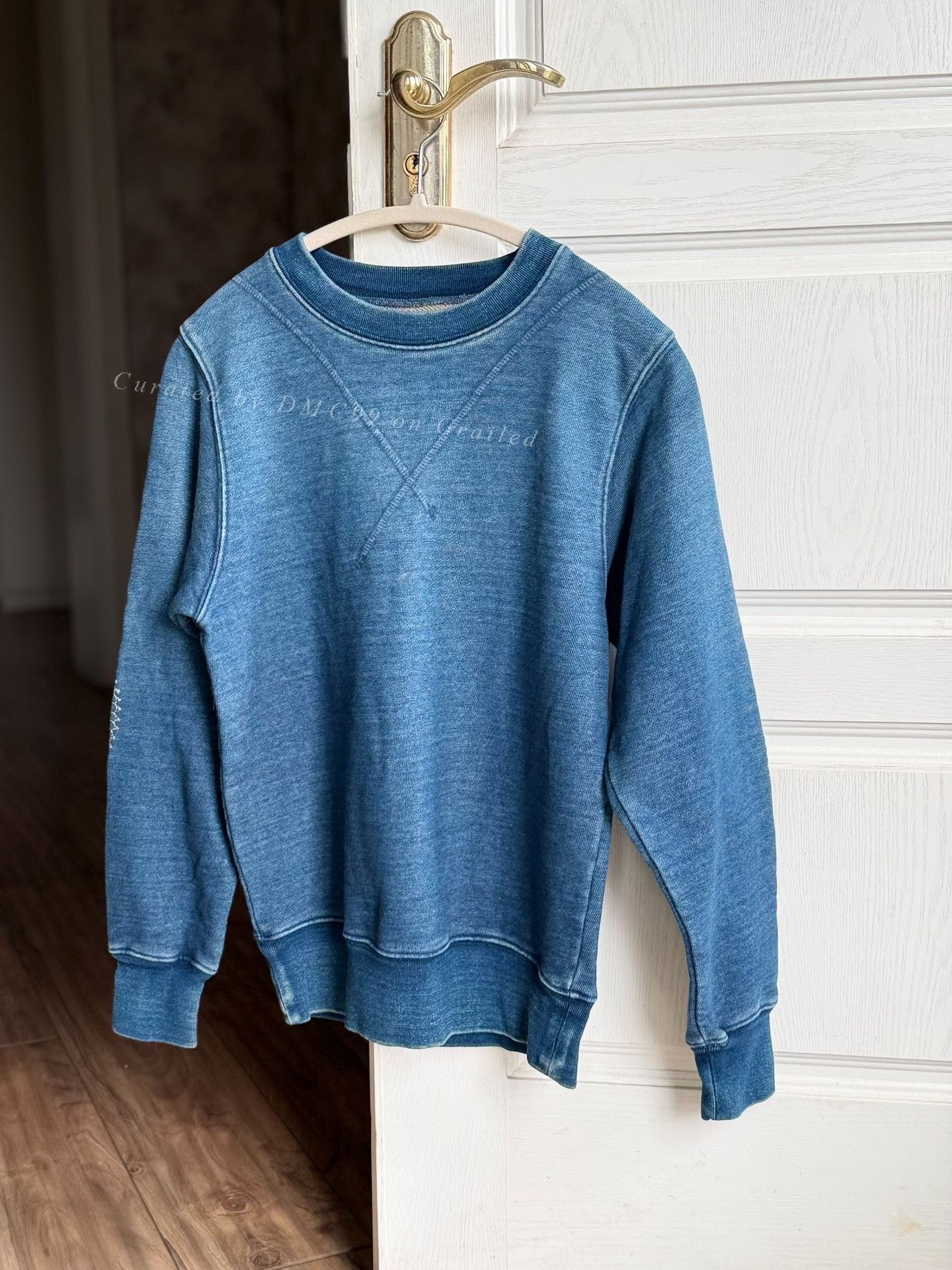 Kapital Kapital Indigo Chrysanthemum Sweatshirt Size XS / US 0-2 / IT 36-38 - 1 Thumbnail