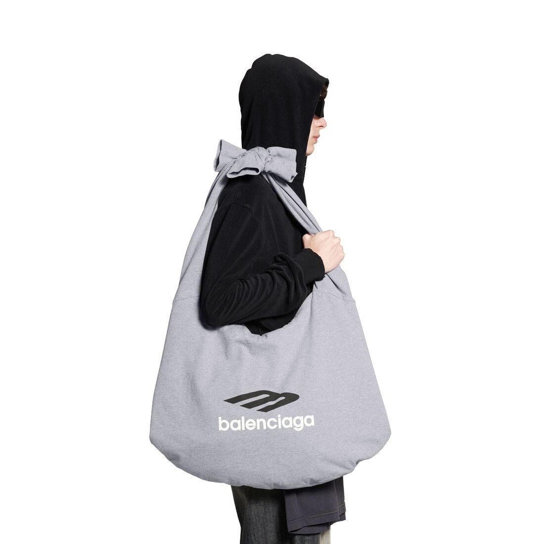 Balenciaga o1bcso1str0625 Size: OS / New Jersey Hobo Bag in Grey Size ONE SIZE - 3 Thumbnail